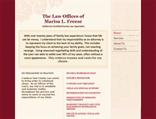 Tablet Screenshot of marisalaw.com